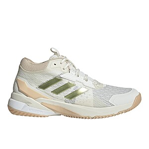 $44.95: adidas Crazyflight 6 Mid Indoor Womens Off White Sneakers Athletic Shoes HQ4686 at ebay