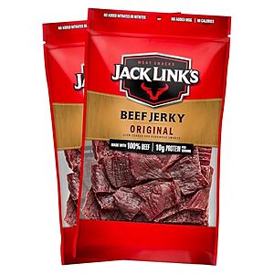 [SnS, AC] $11.96* | 2-Pack 9-Oz Jack Link's Beef Jerky (Original) at Amazon