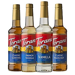 [SnS] $19.69* | 4-Pack 25.4-Oz Torani Syrup Variety Pack at Amazon ($4.92 each)