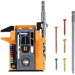 BORA Mini Pocket Hole Jig Kit with 50 Screws Auto-Adjusting Portable System $51.3