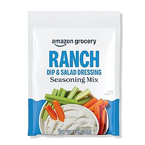 [Prime] $0.56 | 1-Oz Amazon Grocery Ranch Dip & Salad Dressing Seasoning Mix at Amazon