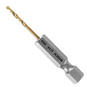 Bosch TI2131IM 1/16 in. Impact Tough Titanium Nitride Coated Drill Bit  $1.97 + Free Shipping w/ Prime or on $35+