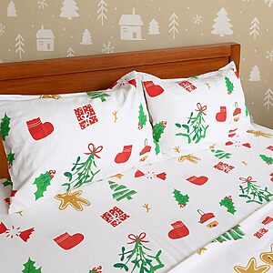 3 and 4-Piece HITIME Christmas Sheet Sets (Various) Twin 7.99, Full $8.99, Queen $9.49 & More + Free Shipping w/ Prime or on $35+ $7.99