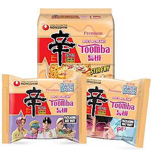 [SnS] $5.69 | 4-Pack 4.83-Oz Nongshim Toomba Shin Ramyun (Spicy & Creamy) at Amazon ($1.42 each)