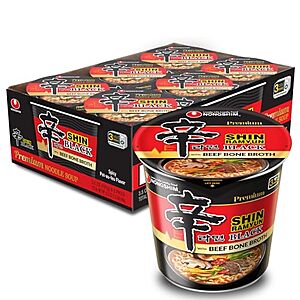 [SnS] $11.86* | 6-Pack 3.5-Oz Nongshim Premium Noodle Soup (with Beef Bone Broth) at Amazon ($1.98 each)