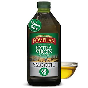 [SnS] $13.29* | 68-Oz Pompeian Smooth Extra Virgin Olive Oil at Amazon