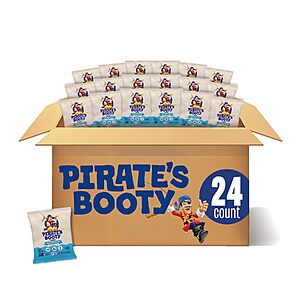 24-Pack 0.5-Oz Pirate's Booty Aged White Cheddar Cheese Puffs $8.43 w/ S&S + Free Shipping w/ Prime or on $35+