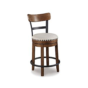 Signature Design by Ashley Valebeck Counter Height Bar Stool, Brown $105
