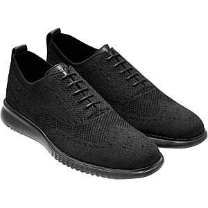 Cole Haan Men's 2.Zerogrand Lightweight Stitchlite Oxford (Black/Black, Black/Ivory) $54.97 + Free Shipping