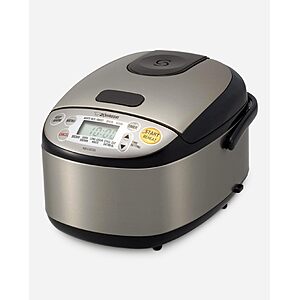 Zojirushi Micom 3-Cup Compact Size, Multiple Settings, Stainless Steel Made, Built-In Retractable Power Cord and Easy to Transport Rice Cooker and Warmer $121.49