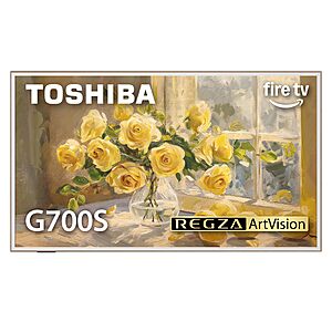 Toshiba 55" G700 Series ArtVision 4K UHD 165Hz Smart Fire TV (55G700SU, 2026) Included Art Frame $899.99