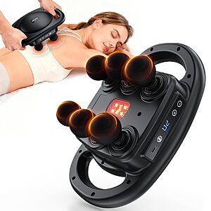 AERLANG Massage Gun Deep Tissue Muscle Back Massager for Pain Relief 6 Head $18.89