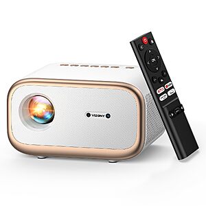 Amazon – VIZONY 1080p Smart Projector w/ WiFi 6 & Bluetooth - $76.99 w/ Code