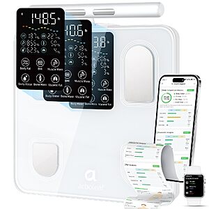 Amazon – arboleaf 8-Electrode Smart Body Composition Scale - $47.59 w/ Code