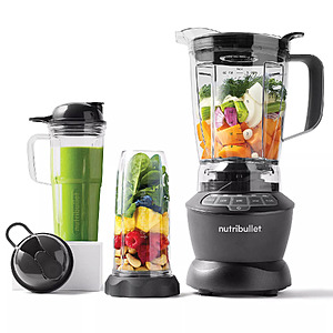 NutriBullet 1200W Blender Combo w/ Single Serve Cups (3 Colors) + $10 Kohl's Cash $71.99 + Free Shipping