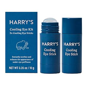 [Select Accounts] 2-Pack Harry's Cooling Eye Stick Refills $5.50 w/ S&S + Free Shipping w/ Prime or on $35+