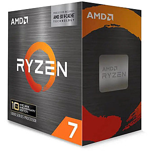 AMD Ryzen 7 5800X3D AM4 CPU + FREE 240mm Liquid AIO CPU Cooler (White) $334 + Free Shipping