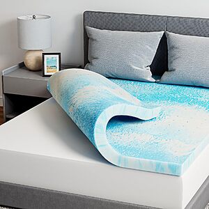 Prime Members: Novilla 3" Queen Memory Foam Mattress Topper $44.15