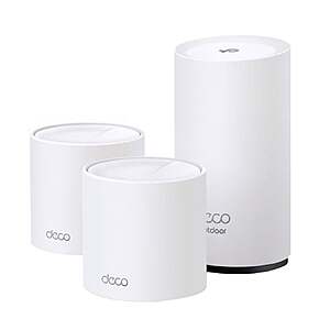 Deco AX3000 Wi-Fi 6 Dual-Band Whole-Home Mesh System Indoor/Outdoor 3-pk $139.99 Free Shipping Costco.com