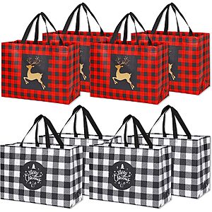[Prime] 8-Pack YANGTE Extra Large Non-Woven Christmas Gift Bags $9.49 + Free Shipping