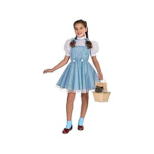 Rubies The Wizard of Oz: Dorothy Costume for Kids, Girl's Medium - $14.99 + free ship w/ Prime