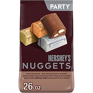 HERSHEY'S NUGGETS Assorted Chocolate Candy Variety Pack, 26 oz - $12.92 AC