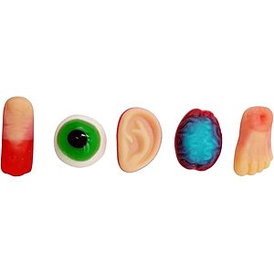 Frankford Gummy Body Parts Halloween Candy, 50 Count - $14.99
