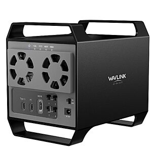 WAVLINK 4-Bay 3.5"/2.5" SATA HDD/SSD Enclosure w/ 10Gbps USB-C 3.2 & 4K HDMI $94.79 + Free Shipping