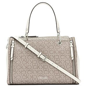 Calvin Klein Women's Bubble Lamb organizational satchel