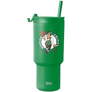Simple Modern NBA 30-Oz Trek Insulated Tumbler w/ Flip Lid & Straws (Boston Celtics) $13.65 & More + Free Shipping w/ Prime or on $35+