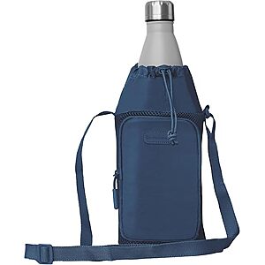 Travelon Pi Gogo Insulated Water Bottle Tote Crossbody Bag (Navy) $8.28 + Free Shipping w/ Prime or on $35+