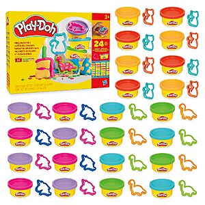 [Prime] 24-Pack Play-Doh 2-Oz Modeling Compound Party Favor Set w/ Cutters $13.99 + Free Shipping