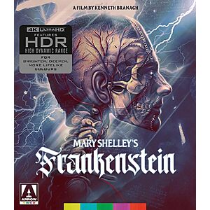 Mary Shelley's Frankenstein Special Edition (4K UHD) $24.99 + Free Shipping w/ Prime or on $35+