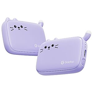 (2 Pack) 0.6" Gaiatop Ultra-Slim Electric Hand Warmers, Rechargeable $8.99