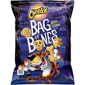 $3.98 Sams Club Cheetos Bag of Bones White Cheddar Flavored Cheese Snacks, 14 oz.