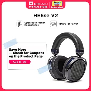 HIFIMAN HE6se V2 Full-Size Over Ear Planar Magnetic Audiophile Headphones $301.94 After Coupon Aliexpress.com