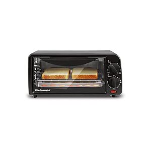 $19.99: Elite Gourmet 2-Slice Toaster Oven Aluminum,Glass,Plastic Black at Woot!