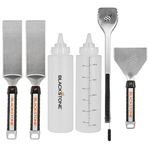 Blackstone Stainless Steel Silver Griddle Tool Set 6 pc $30 + Free In-Store Pickup at Lowes