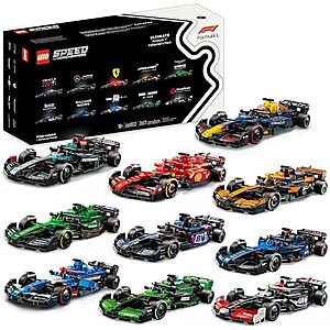 [Prime] $188.99* | 2601-Piece LEGO Speed Champions: Product Collection - Ultimate Formula 1 Collector's Pack (66802, 2025) at Amazon