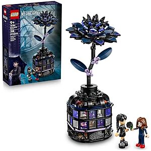 [Prime] $18.99 | 358-Piece LEGO Wednesday - Black Dahlia Flower (76784, 2025) at Amazon