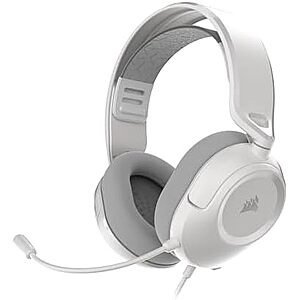 [Prime] $29.99 | Corsair HS35 v3 Wired Gaming Headset with Mic – White at Amazon