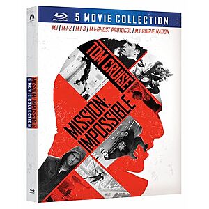 $12.74* | Mission: Impossible 5-Movie Collection (Blu-ray) at Amazon