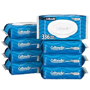 [SnS, AC] $11.05 | 8-Pack 42-Count Cottonelle Fresh Feel Flushable Wet Wipes (Fresh Feel) at Amazon