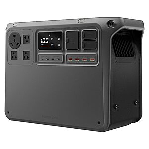 DJI Power 2000 Portable Power Station, 2048Wh LFP Battery $749.99