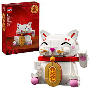280-Pc LEGO Lucky Cat Building Toy (40813) $20 + Free Shipping w/ Walmart+ or on $35+