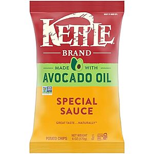 [SnS, AC] $2.49* | 6-Oz Kettle Brand Made w/ Avocado Oil  Potato Chips (Special Sauce) at Amazon