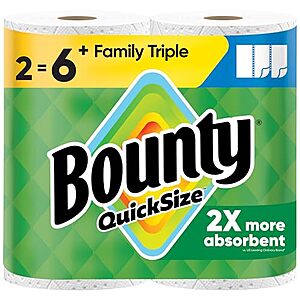 Select Household Items: Bounty, Charmin, Puffs, OxiClean & More Spend $50 Get $15 Off + Free S&H