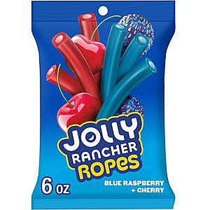 [SnS, AC] $2.25* | 6-Oz Jolly Rancher Ropes Candy (Blue Raspberry & Cherry) at Amazon