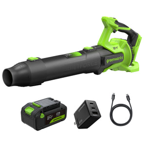 Greenworks 24V 515 CFM Cordless Battery Brushless Blower w/ 5.0Ah Battery & 65W Type-C Charger + Free S/H $110.5