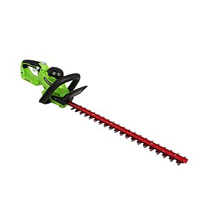 Greenworks 24V 22" Cordless Laser Cut Hedge Trimmer, Tool Only $59.99